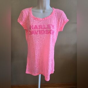 Harley Davidson women's tee size large